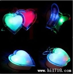 璀璨光影，點亮溫馨夜晚 智能遙控愛心小夜燈廠家直銷，細節盡顯品質